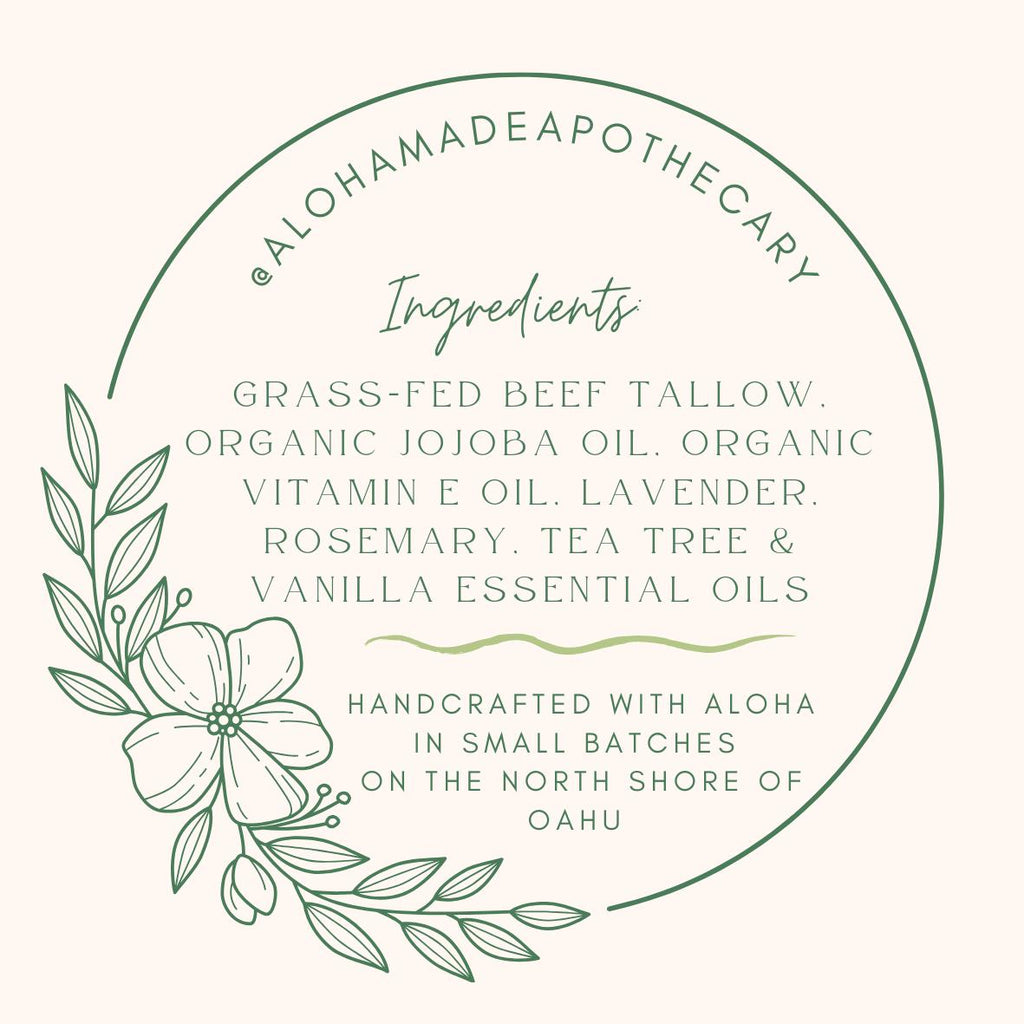 Holy Cow Grass-fed Beef Tallow Whipped Moisture Cream - 2oz